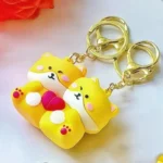 Cute Doggy Couple Keychain - Image 3