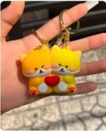 Cute Doggy Couple Keychain - Image 5