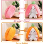 Reversible Bunny Plushie – 2-in-1 Flip Rabbit Soft Toy - Image 5
