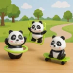 Giggles Panda Trio Toy Set