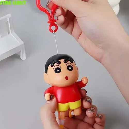 shin1 Pull String Running Shinchan Keycharm - Image 1