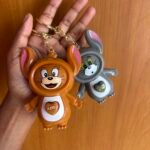 Tom and Jerry Face Changing Keychain