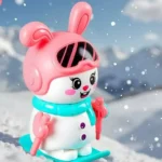 Skiing Bunny Wind Up Toy - Image 3
