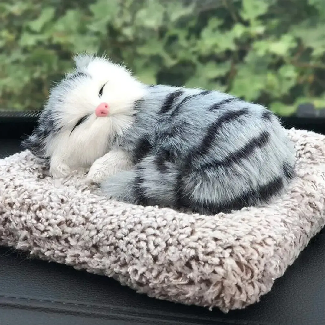iKiPjgrz.webp Meow Meow Sleeping Cat Soft Toy - Image 1