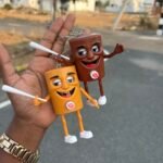 Face Changing BrainRot Keychain