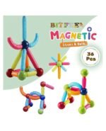 Magnetic Sticks and Balls - 36 Pieces