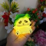 Mini Green Cap Panda Night Lamp - Image 4