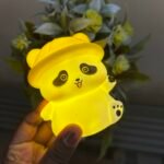 Mini Yellow Cap Panda Night Lamp - Image 4
