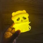 Mini Yellow Cap Panda Night Lamp - Image 6