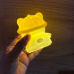 Mini Yellow Cap Panda Night Lamp - Image 3