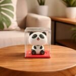 Dancing Solar Panda Dashboard Toy