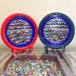 Tire Shape Car Toy Display Set - Image 2