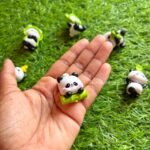 Cute Panda Miniature Set - Pack of 6 - Image 3
