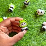 Cute Panda Miniature Set - Pack of 6 - Image 2
