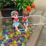 Watermelon Couple Miniature Toy Set
