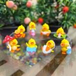 Yellow Duck - Miniature Toy Set - Pack of 8 - Image 3