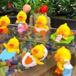Yellow Duck - Miniature Toy Set - Pack of 8 - Image 4