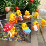 Yellow Duck - Miniature Toy Set - Pack of 8 - Image 2