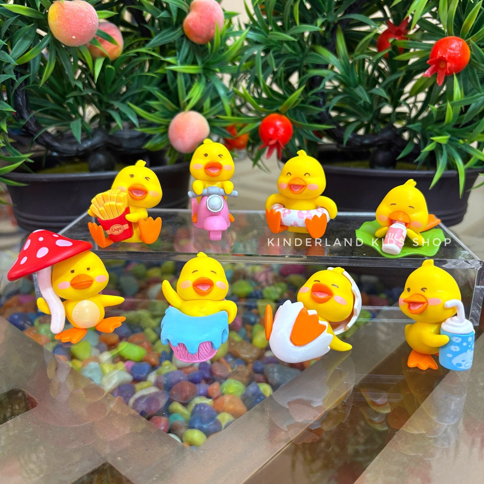 img_3029 Yellow Duck - Miniature Toy Set - Pack of 8 - Image 1