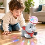 Cute Stunt Elephant Musical Toy - Image 7