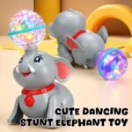 Cute Stunt Elephant Musical Toy