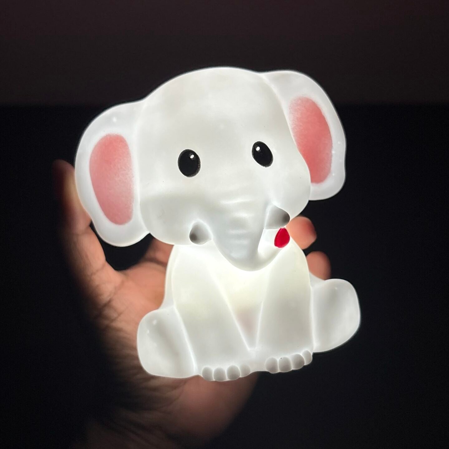IMG_6399 Elephant Color Changing Silicone Lamp - Image 1