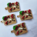Chopping Watermelon Fridge Magnet (1pc) - Image 4