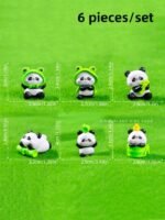 Miniature Panda 6 pcs Set - Image 3