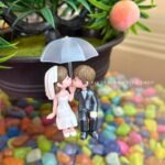 Miniature Cute Umbrella Couple 2 Pc Set - Image 4