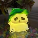 Mini Green Cap Panda Night Lamp - Image 8