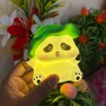 Mini Green Cap Panda Night Lamp - Image 6