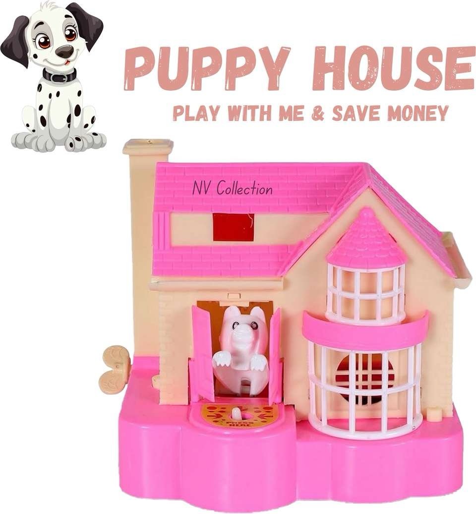 img_5791 Puppy House Piggy Bank - Image 1