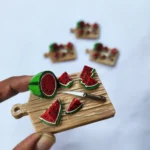 Chopping Watermelon Fridge Magnet (1pc) - Image 3
