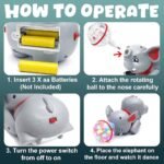 Cute Stunt Elephant Musical Toy - Image 8