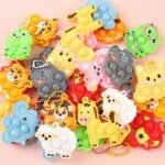 Mini Pop it Charms Animal Keychain - Image 6