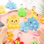 Mini Pop it Charms Animal Keychain - Image 4