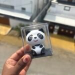 Solar powered Panda Bobblehead Car dashboard toy - Image 3